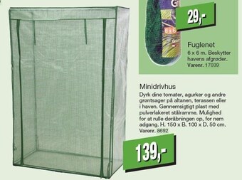 Harald Nyborg Minidrivhus tilbud