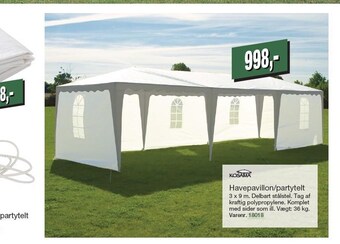 Harald Nyborg Havepavillon/partytelt tilbud
