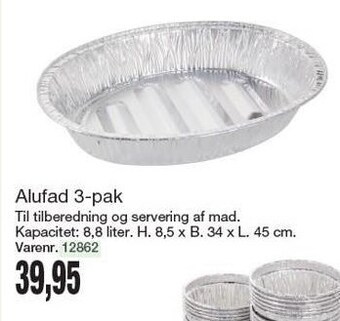 Harald Nyborg Alufad tilbud