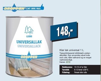 Harald Nyborg Klar lak universal 1L tilbud