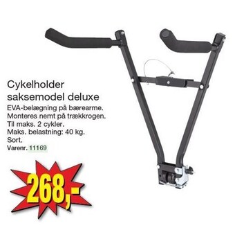 Harald Nyborg Cykelholder saksemodel deluxe tilbud