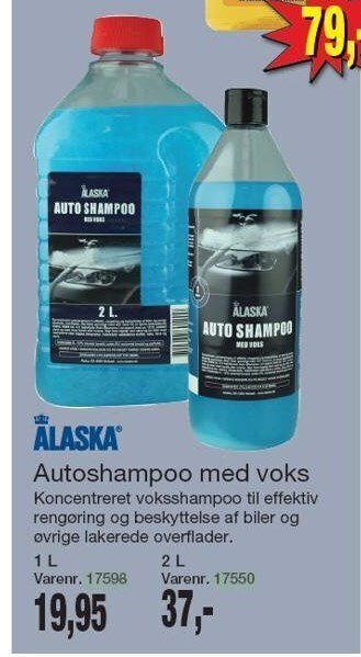 Harald Nyborg Autoshampoo med voks tilbud