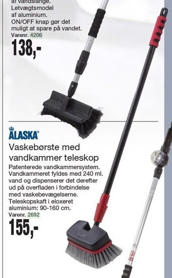 Harald Nyborg Vaskebørste med vandkammer teleskop tilbud