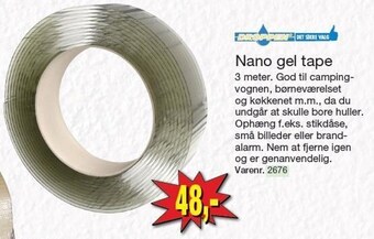 Harald Nyborg Nano gel tape tilbud