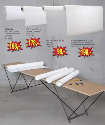 Harald Nyborg Glasvæv, Filt el. Cover It tilbud