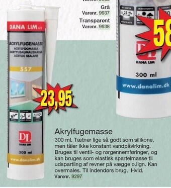 Harald Nyborg Akrylfugemasse tilbud