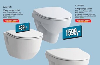 Harald Nyborg Væghængt toilet tilbud