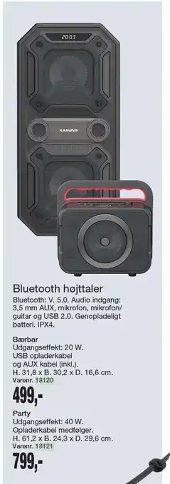 Harald Nyborg Bluetooth højttaler tilbud