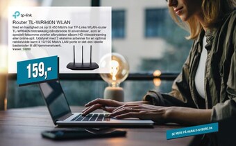 Harald Nyborg Router TL-WR940N WLAN tilbud