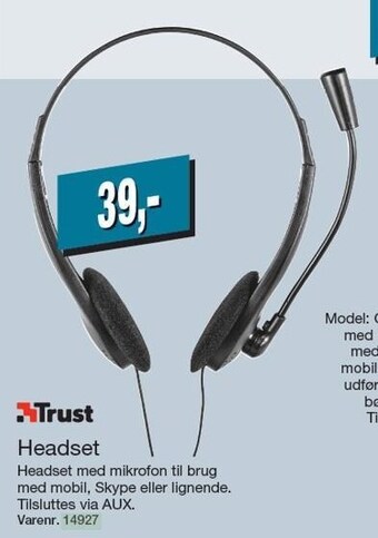 Harald Nyborg Headset tilbud