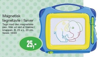 Harald Nyborg magnetisk tegnetavle i farver tilbud