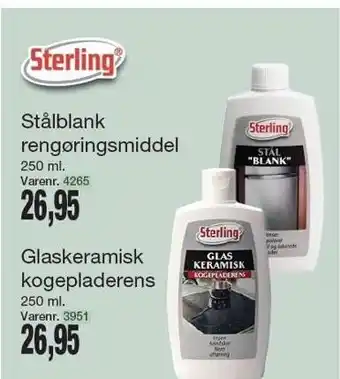 Harald Nyborg Stålbank rengøringsmiddel eller glaskeramisk kogepladerens tilbud