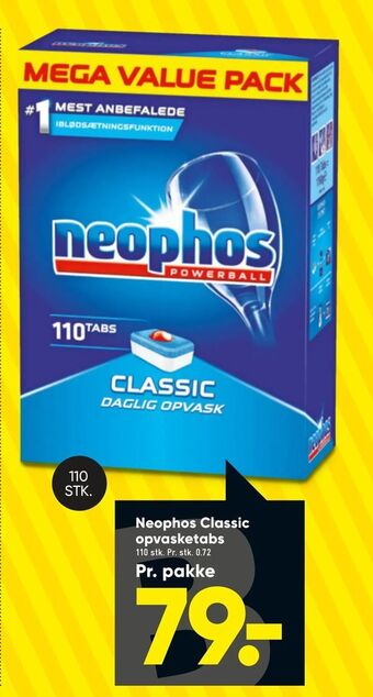 Bilka Neophos Classic opvasketabs tilbud