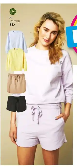 Bilka Sweatshirt, -shorts eller -nederdel tilbud