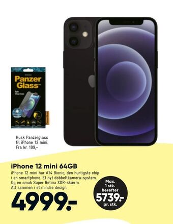 Bilka iPhone 12 mini 64GB tilbud