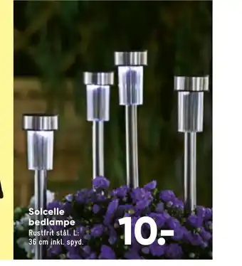 Bilka Solcelle bedlampe tilbud