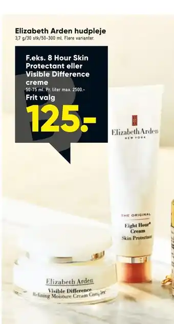 Bilka 8 Hour Skin Protectant eller Visible Difference creme tilbud