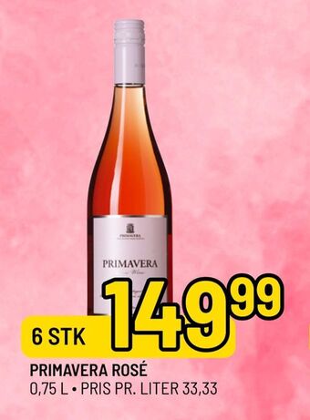 Priss Primavera rosé tilbud