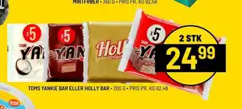 Toms yankie bar eller holly bar