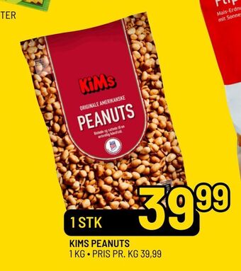 Priss Kims peanuts tilbud