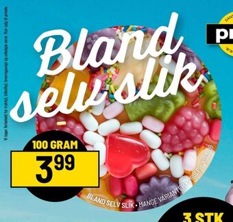 Bland selv slik