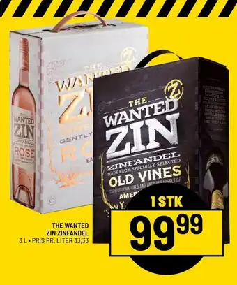 Priss The wanted zin zinfandel tilbud