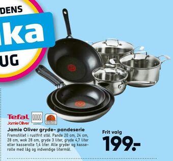 Bilka Jamie Oliver gryde- pandeserie tilbud