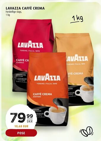 Scandinavian Park Lavazza caffè crema tilbud