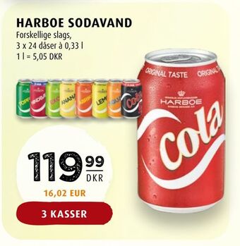 Scandinavian Park Harboe sodavand tilbud