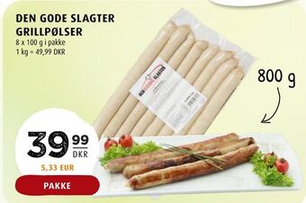 Den gode slagter grillpølser