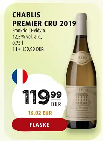 Scandinavian Park Chablis premier cru 2019 tilbud