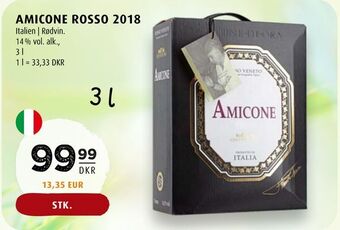 Scandinavian Park Amicone rosso 2018 tilbud