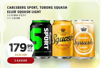Scandinavian Park Carlsberg sport, tuborg squash eller squash light tilbud