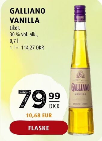 Scandinavian Park Galliano vanilla tilbud