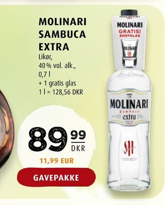 Scandinavian Park Molinari sambuca extra tilbud