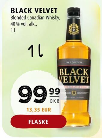 Scandinavian Park Black velvet tilbud