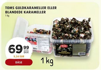 Scandinavian Park Toms guldkarameller eller blandede karameller tilbud