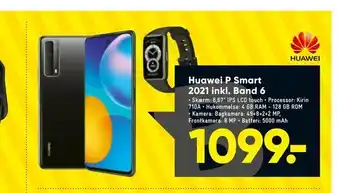 Bilka Huawei P Smart 2021 inkl. Band 6 tilbud