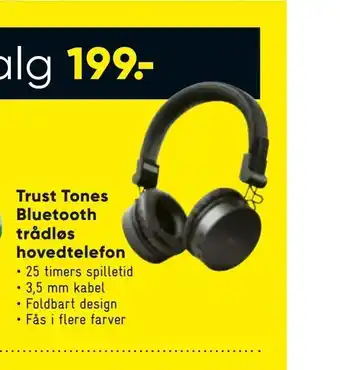 Trust Tones Bluetooth trådløs hovedtelefon