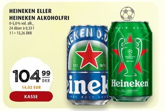 Scandinavian Park Heineken eller heineken alkoholfri tilbud