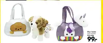 Bilka Plys i taske tilbud