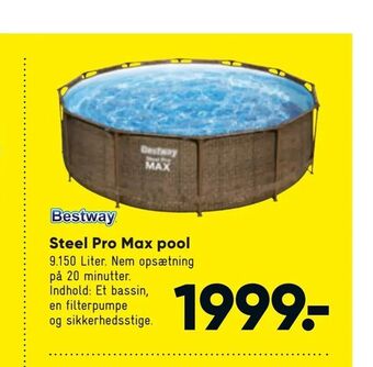 Bilka Steel Pro Max pool tilbud
