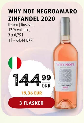Scandinavian Park Why not negroamaro zinfandel 2020 tilbud