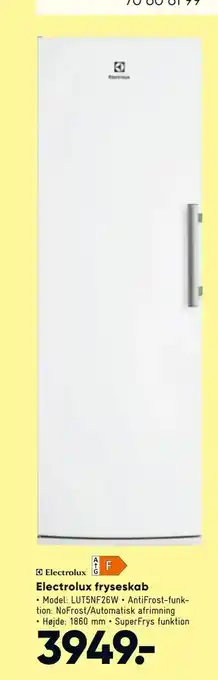 Bilka Electrolux fryseskab tilbud
