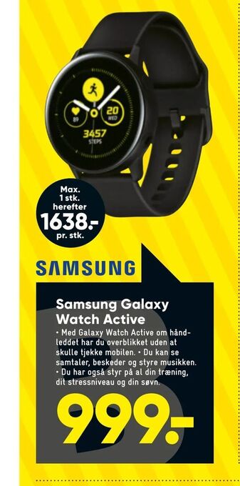 Bilka Samsung Galaxy Watch Active tilbud