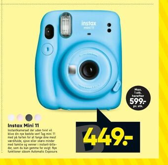 Bilka Instax Mini 11 tilbud