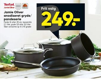 Bilka Jamie Oliver anodiseret gryde/ pandeserie tilbud