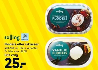 Flødeis eller iskasser