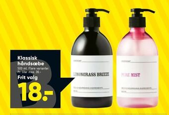 Bilka Klassisk håndsæbe tilbud