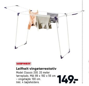 Bilka Leifheit vingetørrestativ tilbud